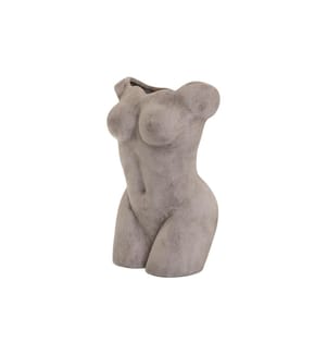 HILL INTERIORS - Vase Lady 39 cm, Grau