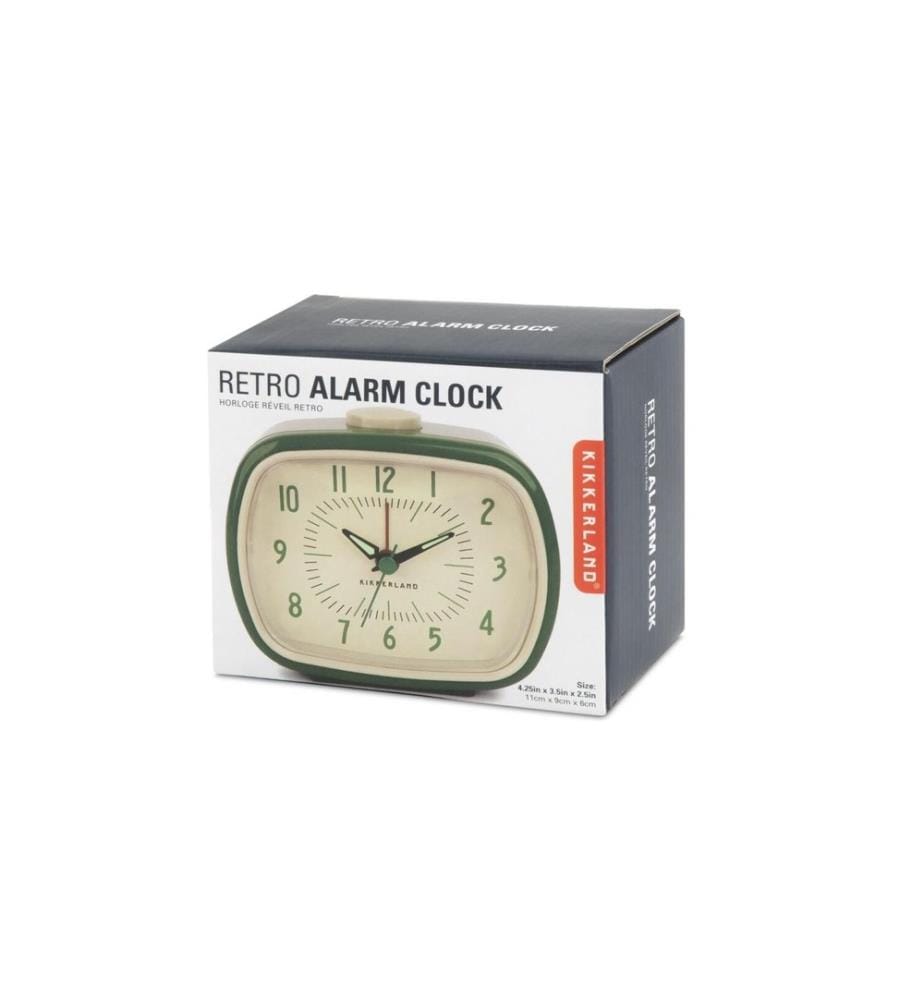 Kikkerland KIKKERLAND Klassischer Wecker Beige… DeinDeal