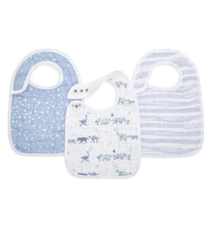 ADEN + ANAIS - Bavoir Set de 3 étoiles Rising 34 x 23 cm
