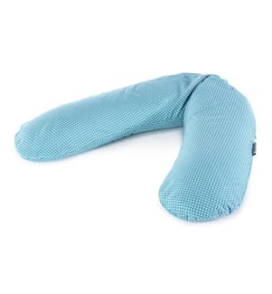 THERALINE - Coussin d'allaitement Points turquoise 190 cm