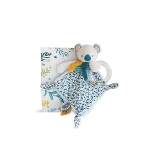 DOUDOU ET COMPAGNIE - Coffret cadeau Hochet Koala avec peluche 22 cm