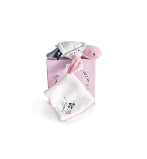 DOUDOU ET COMPAGNIE - Coffret cadeau Tortue avec peluche 16cm