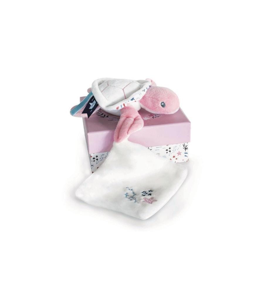 DOUDOU ET COMPAGNIE - Coffret cadeau Tortue avec peluche 16cm