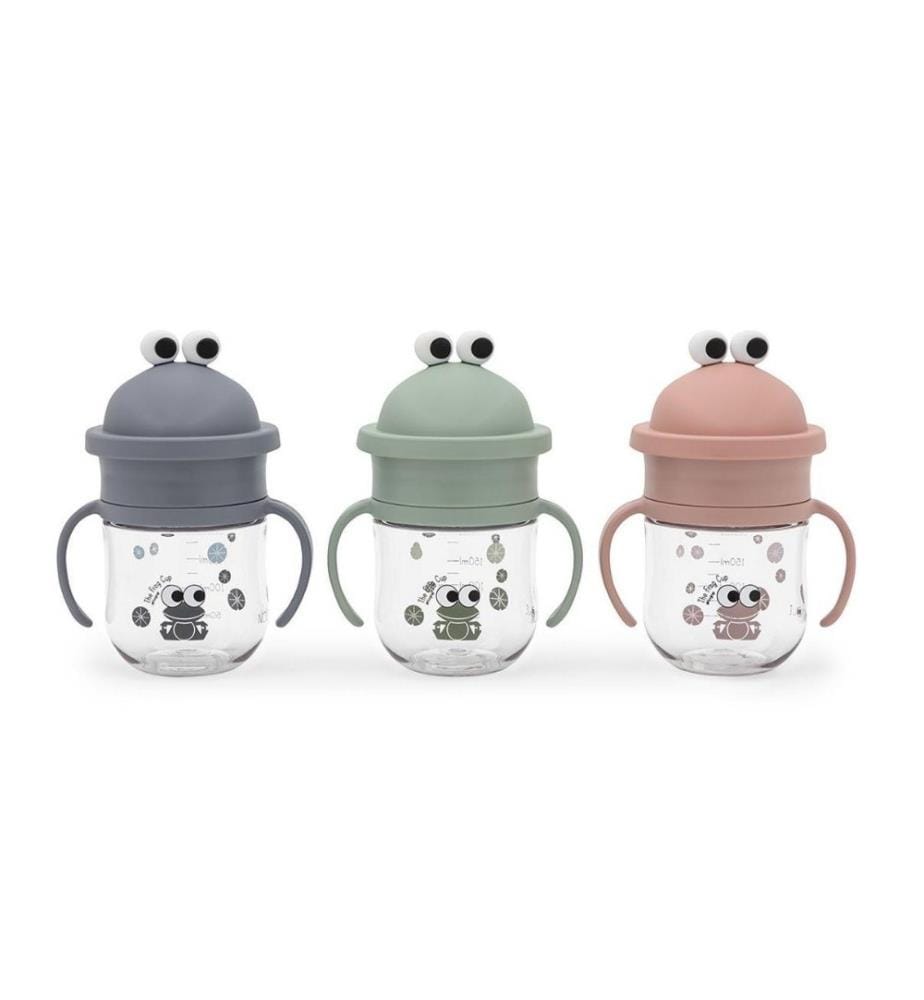NOUI NOUI - Tasse à boire pour enfants The Frog Cup Bleu poussiéreux 200 ml