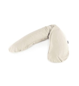 THERALINE - Coussin d'allaitement Points beiges 190 cm