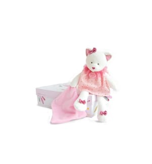 DOUDOU ET COMPAGNIE - Coffret cadeau Chat 28cm
