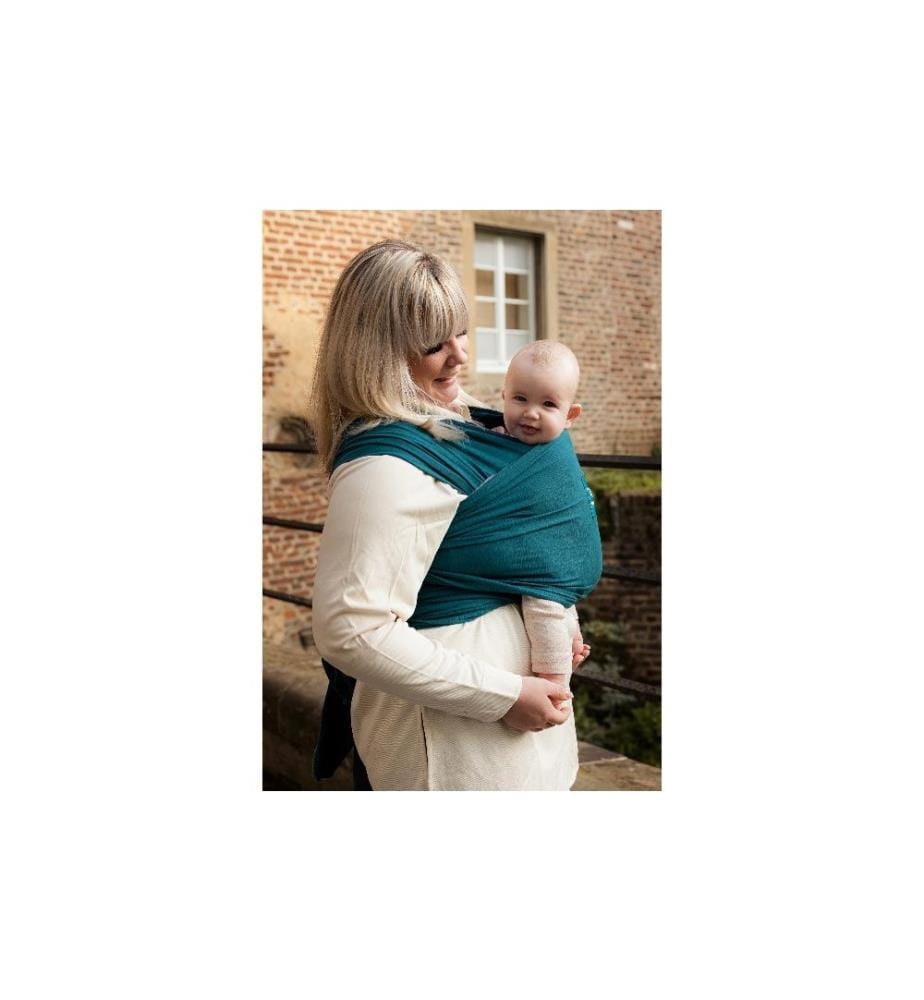 MANDUCA - Écharpe porte-bébé Sling Vert foncé