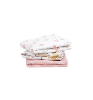 ADEN + ANAIS - Tissu de gaze Earthly Set de 3 pièces 70 x 70 cm