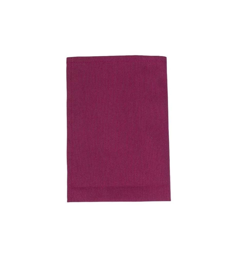 CASA LEON - Serviette en tissu Lona 45 cm x 45 cm, 1 Pièce/s, Framboise