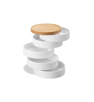 YAMAZAKI - Porte-bijoux Tosca 5 pièces, blanc