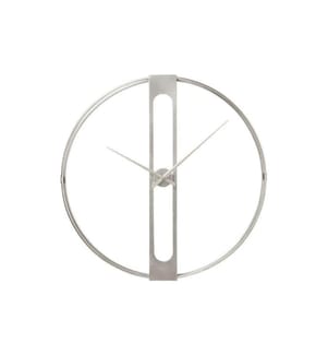 Kare Horloge murale Clip Argenté