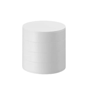 YAMAZAKI - Porte-bijoux Tower 10 cm, blanc