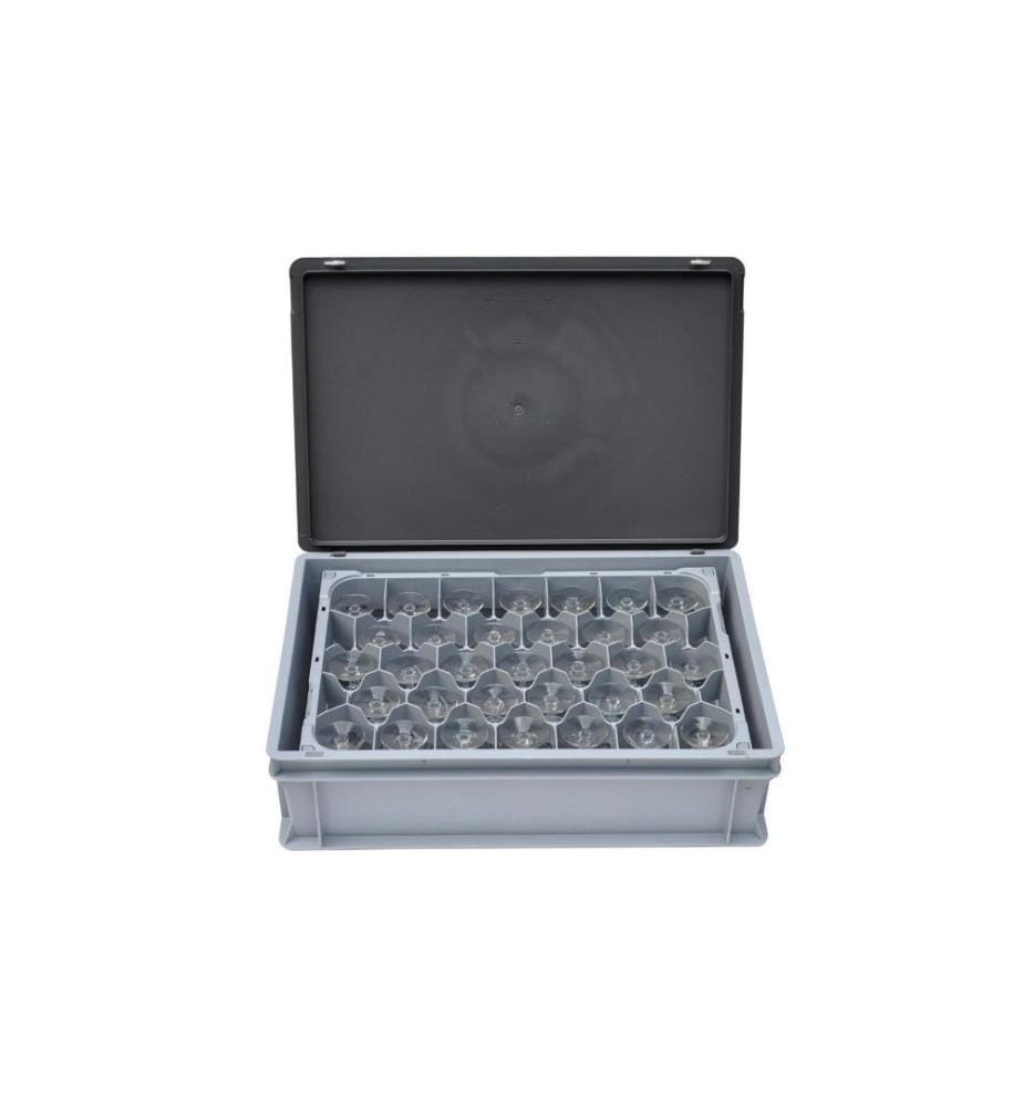 UTZ - Porte-verres Set 33 Fächer Gris sur RAKO 3-201