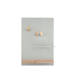 PRESENT TIME - Tableau mémo Avec étagères 52 x 34.5 cm, vert clair