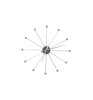 Kare Horloge murale Umbrella Ø 60 cm Chrome