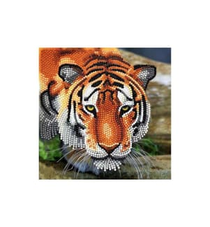 CRAFT BUDDY - Bastelset Crystal Art Card Tiger