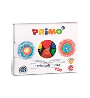 PRIMO - Wachsmalkreide Triangeln 6 teilig