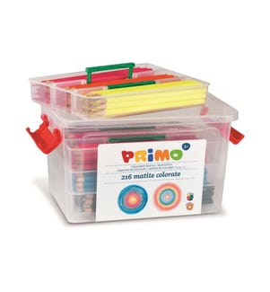 PRIMO - Farbstifte Schulbox 216-teilig