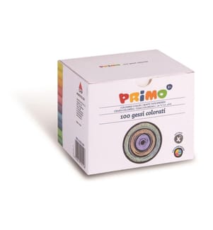 PRIMO - Wandtafelkreide 100 Stück, Mehrfarbig