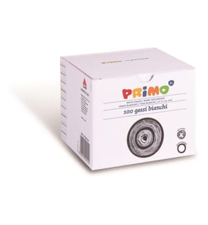 PRIMO - Wandtafelkreide 100 Stück, Weiss