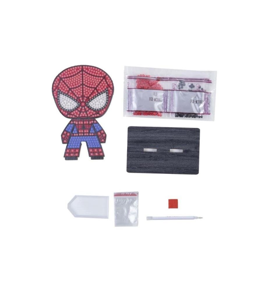 CRAFT BUDDY - Bastelset Crystal Art Buddies Spiderman Figur