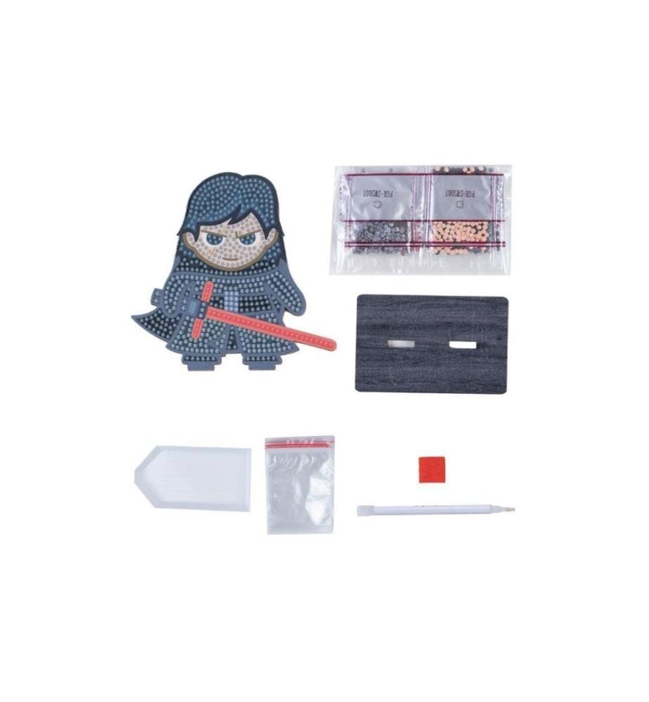 CRAFT BUDDY - Bastelset Crystal Art Buddies Kylo Ren Figur