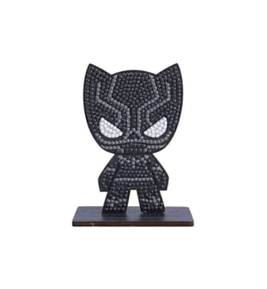 CRAFT BUDDY - Bastelset Crystal Art Buddies Black Panther Figur