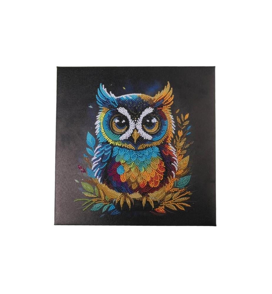 CRAFT BUDDY - Bastelset Crystal Art Kit Eule