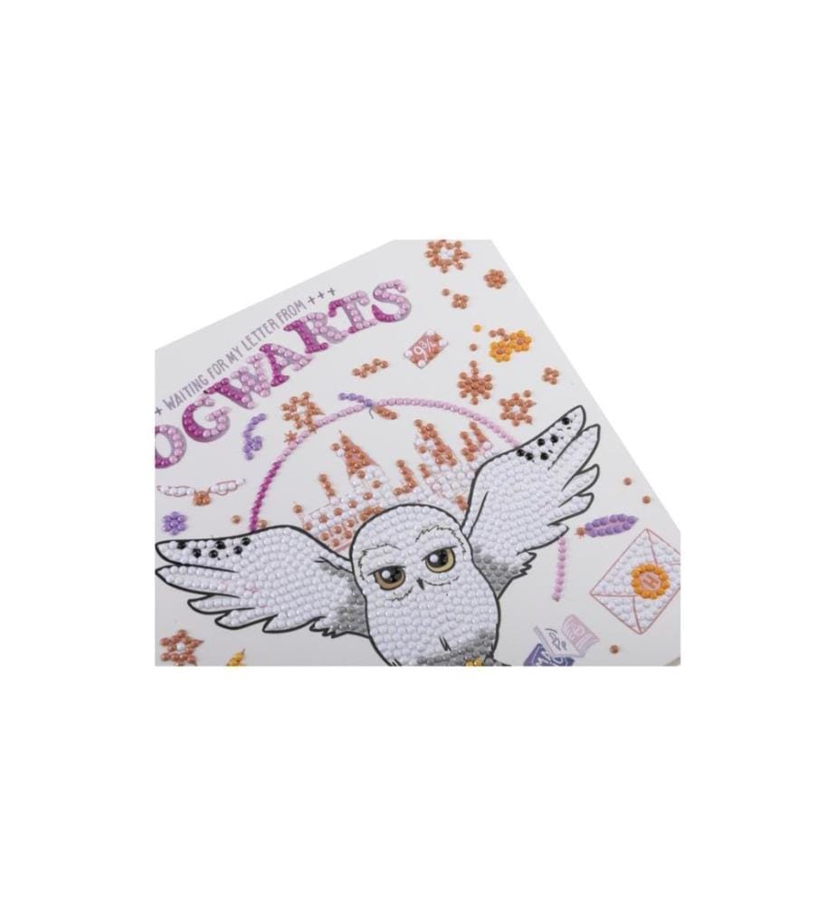 CRAFT BUDDY - Bastelset Crystal Art Card Hogwarts & Hedwig