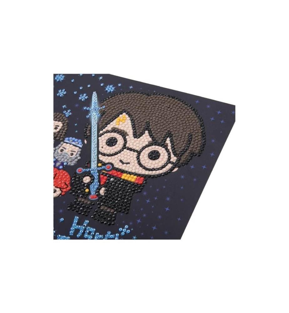 CRAFT BUDDY - Bastelset Crystal Art Card Harry Potter Family