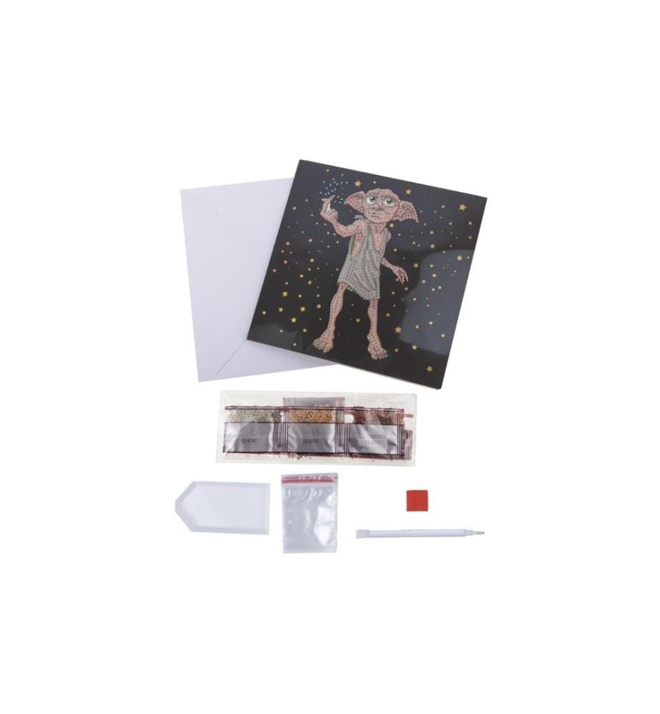 CRAFT BUDDY - Bastelset Crystal Art Card Dobby der Hauself