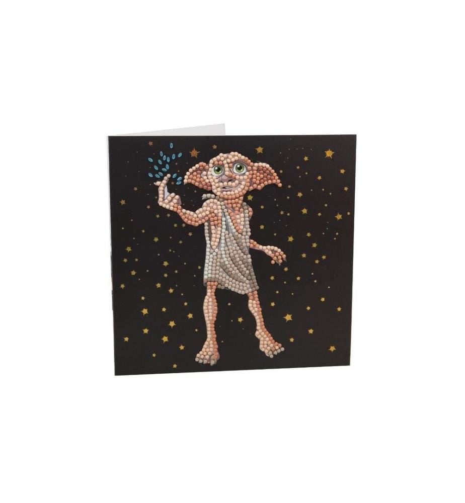 CRAFT BUDDY - Bastelset Crystal Art Card Dobby der Hauself