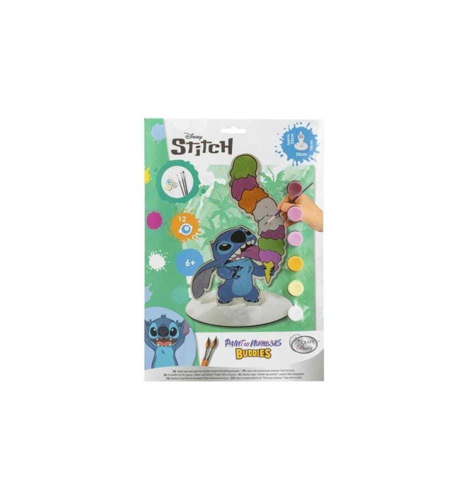 CRAFT BUDDY - Malset Paint By Numbers Buddies Stitch XL