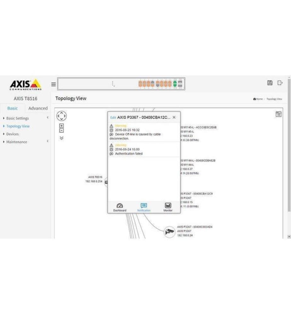 AXIS - PoE+ Switch T8516 16 Port