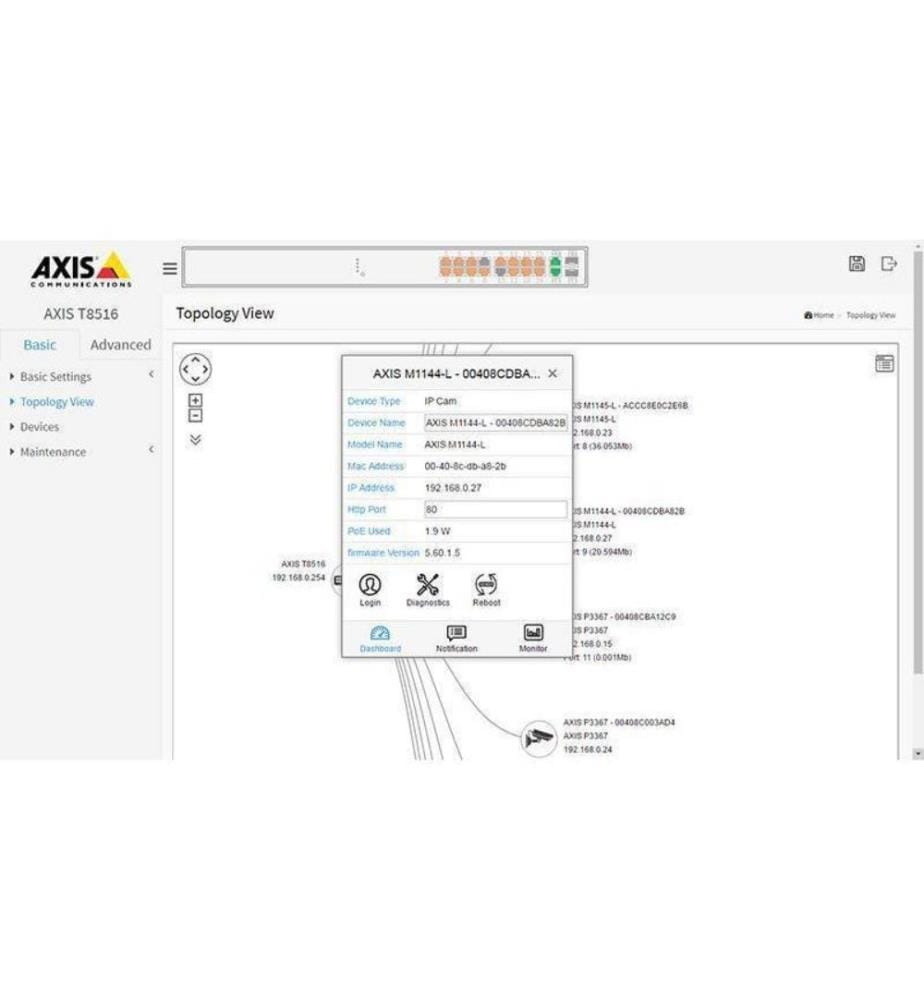 AXIS - PoE+ Switch T8516 16 Port