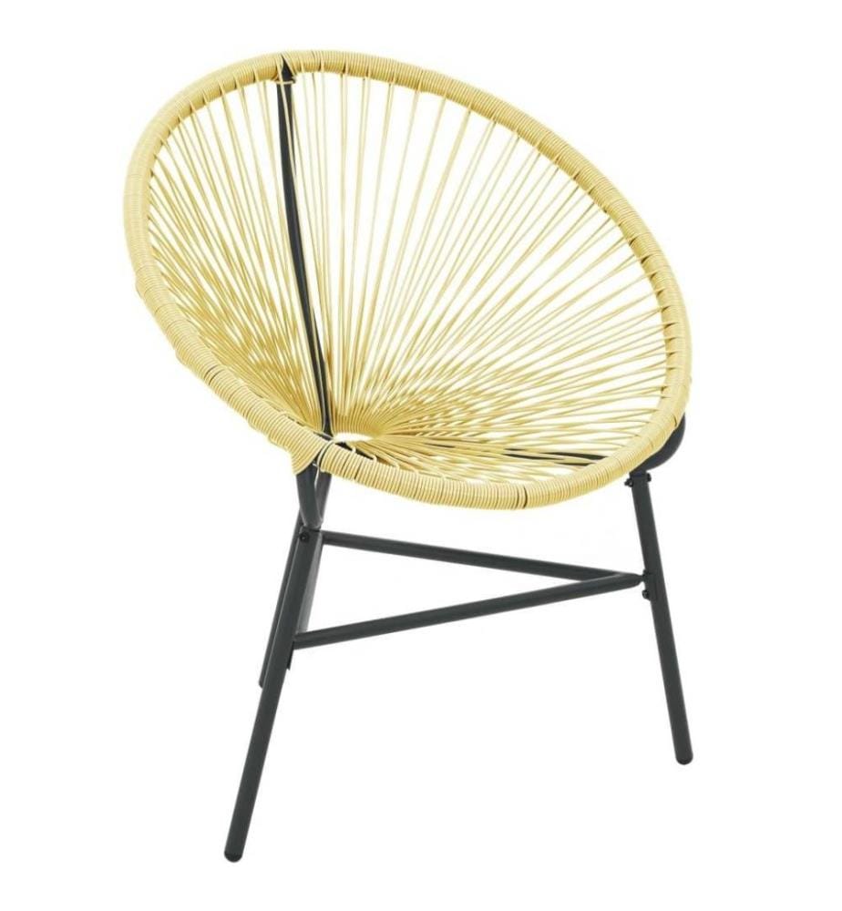 Chaise de jardin Acapulco Résine tressée Beige