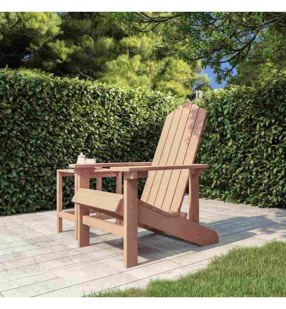 Adirondack-Gartenstuhl HDPE Braun