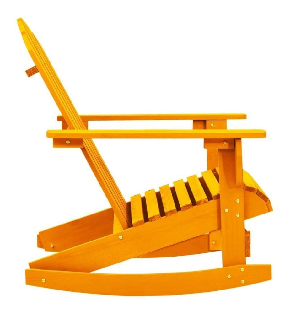Adirondack-Schaukelstuhl Massivholz Tanne Orange