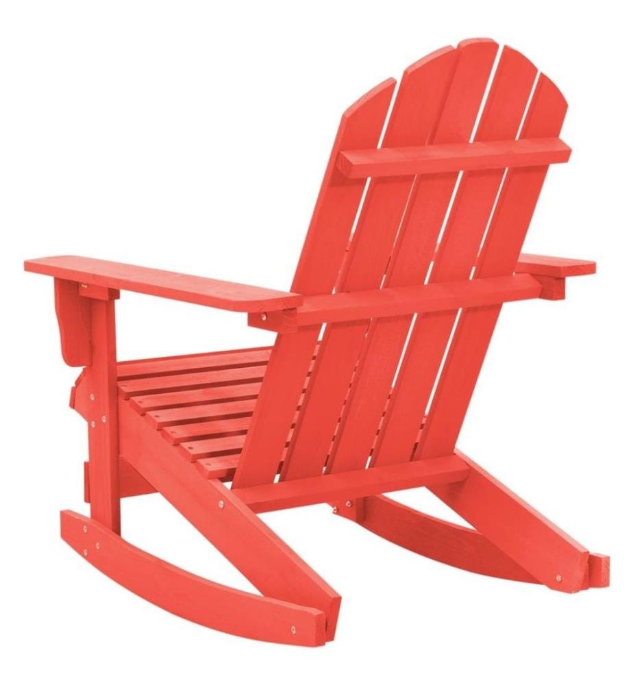 Adirondack-Schaukelstuhl Massivholz Tanne Rot