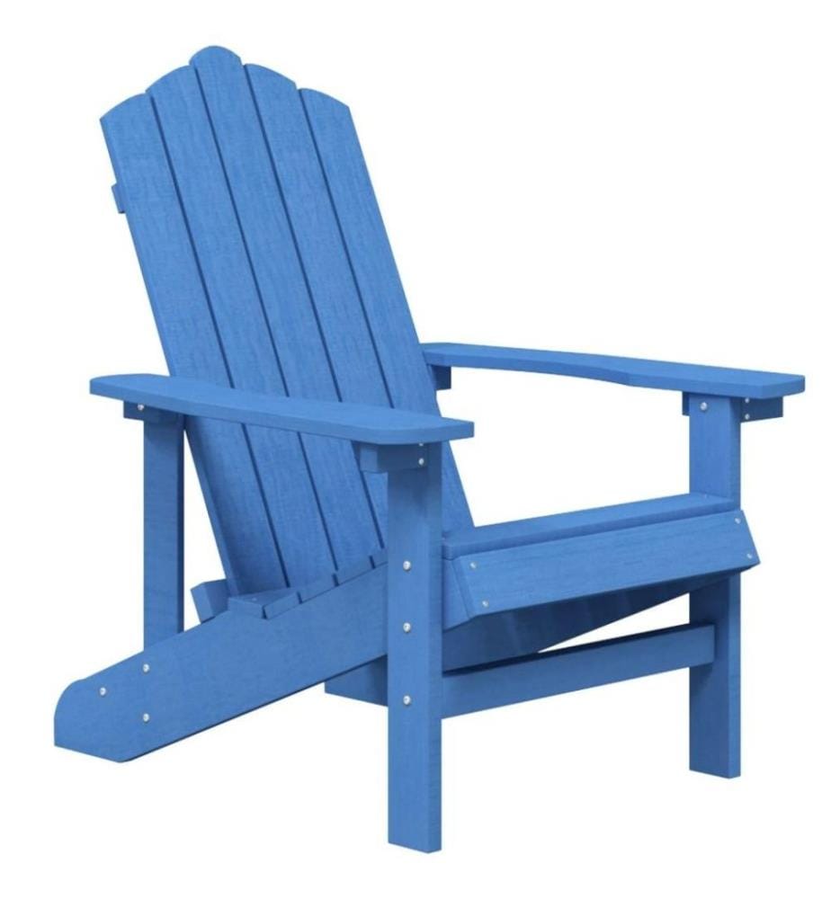 Adirondack-Gartenstuhl mit Tisch HDPE Aquamarin