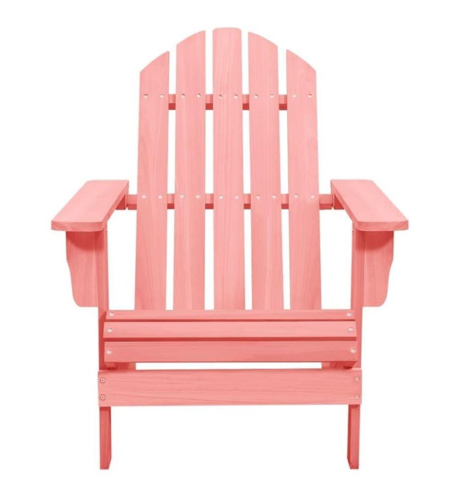 Adirondack-Gartenstuhl Massivholz Tanne Rosa