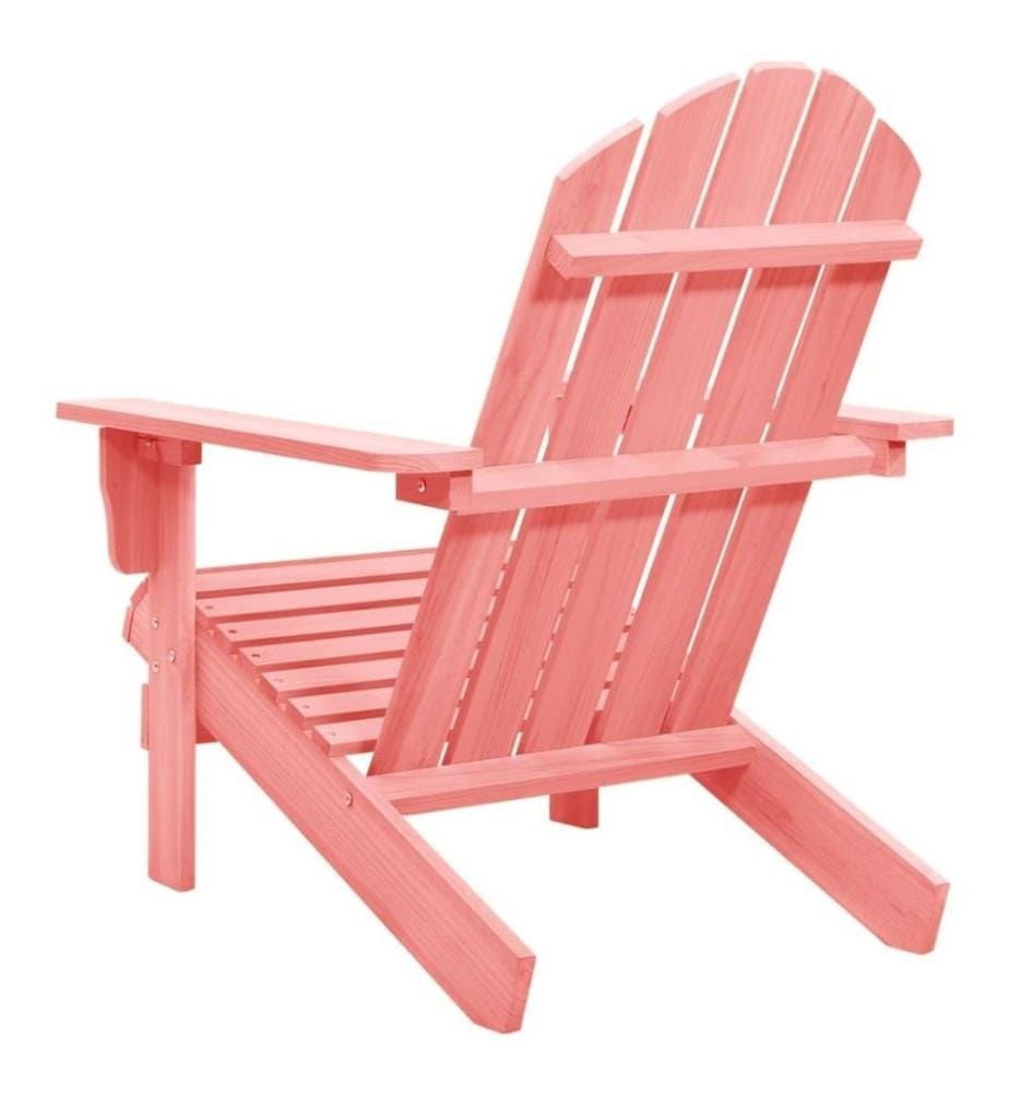 Adirondack-Gartenstuhl Massivholz Tanne Rosa