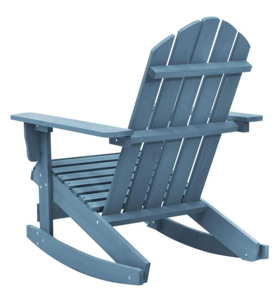 Adirondack-Schaukelstuhl Massivholz Tanne Blau