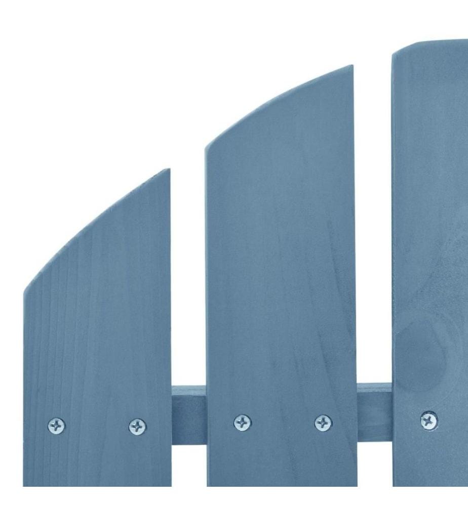 Adirondack-Schaukelstuhl Massivholz Tanne Blau