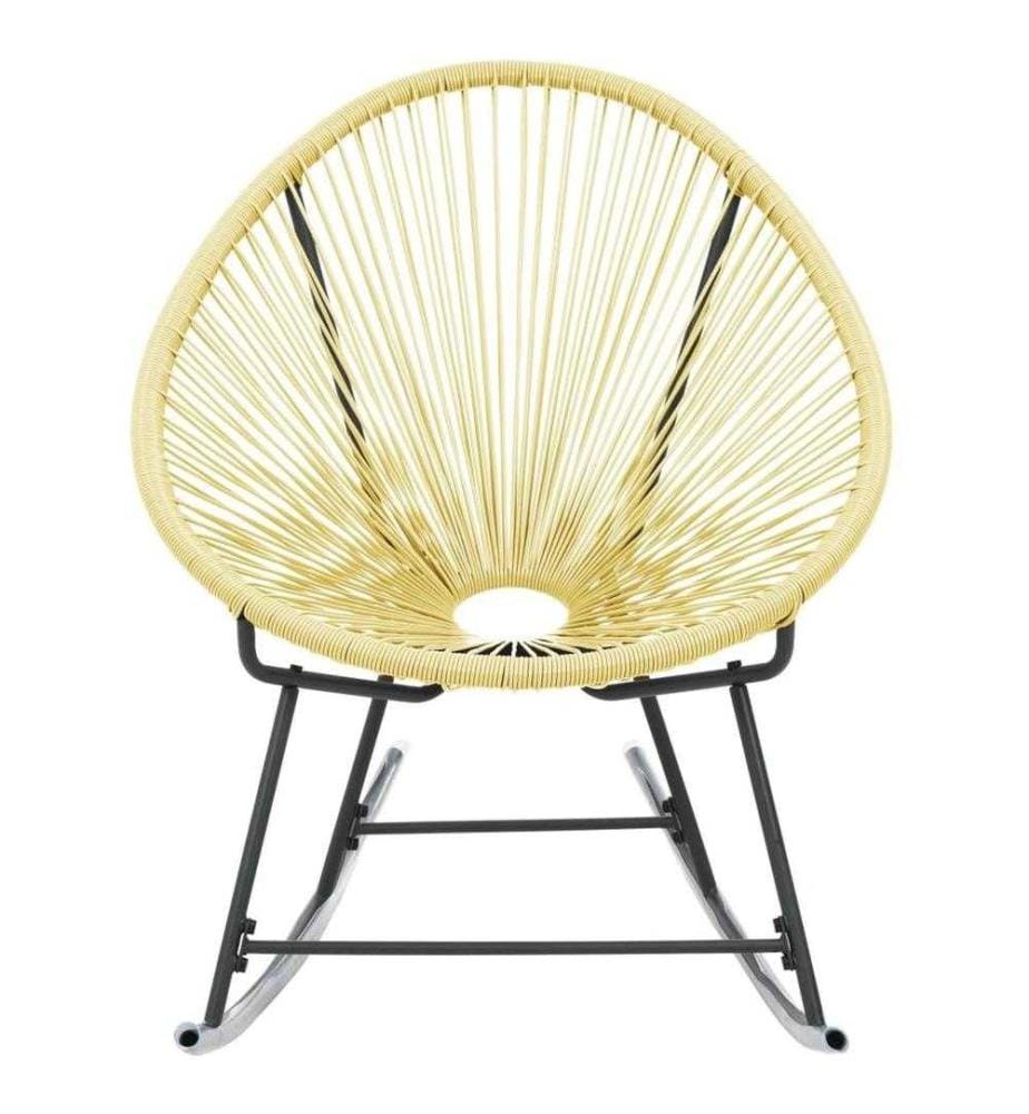 Outdoor-Acapulco-Stuhl Poly-Rattan Beige