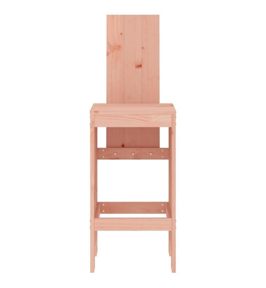 Tabourets de bar 2 pcs 40x42x120 cm bois massif douglas