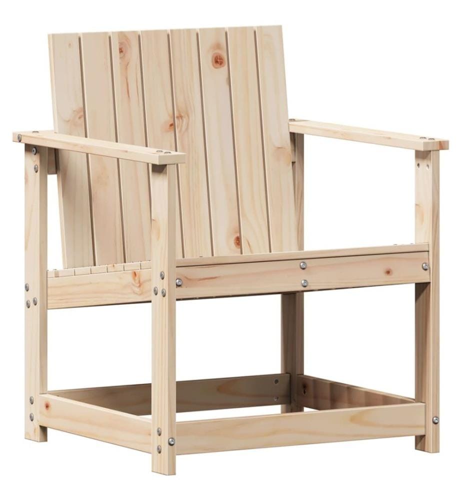 Salon de jardin 3 pcs bois massif de pin