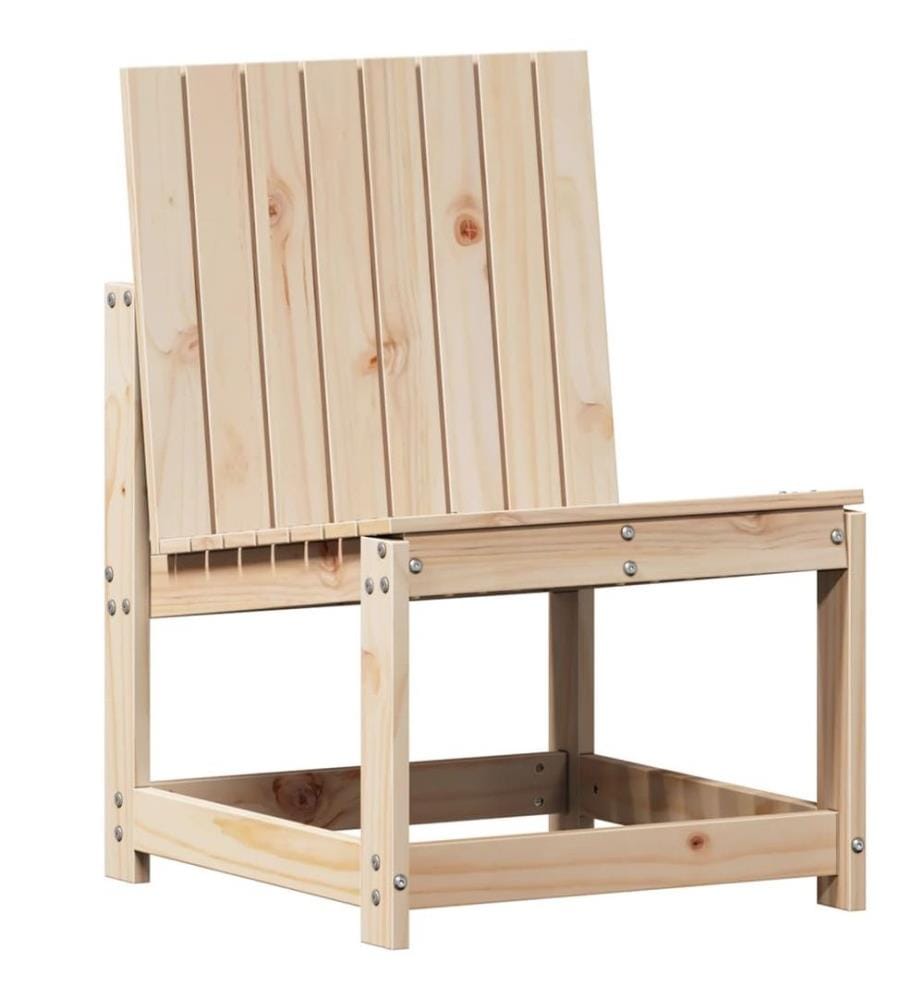 Salon de jardin 3 pcs bois massif de pin
