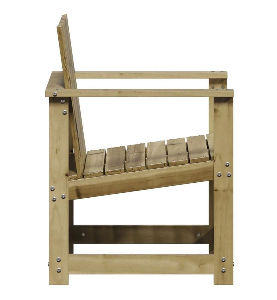 Salon de jardin 3 pcs bois de pin imprégné
