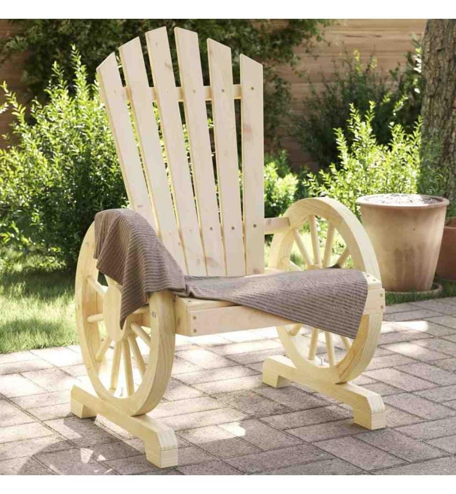 Chaises de jardin Adirondack 4 pcs bois de sapin massif